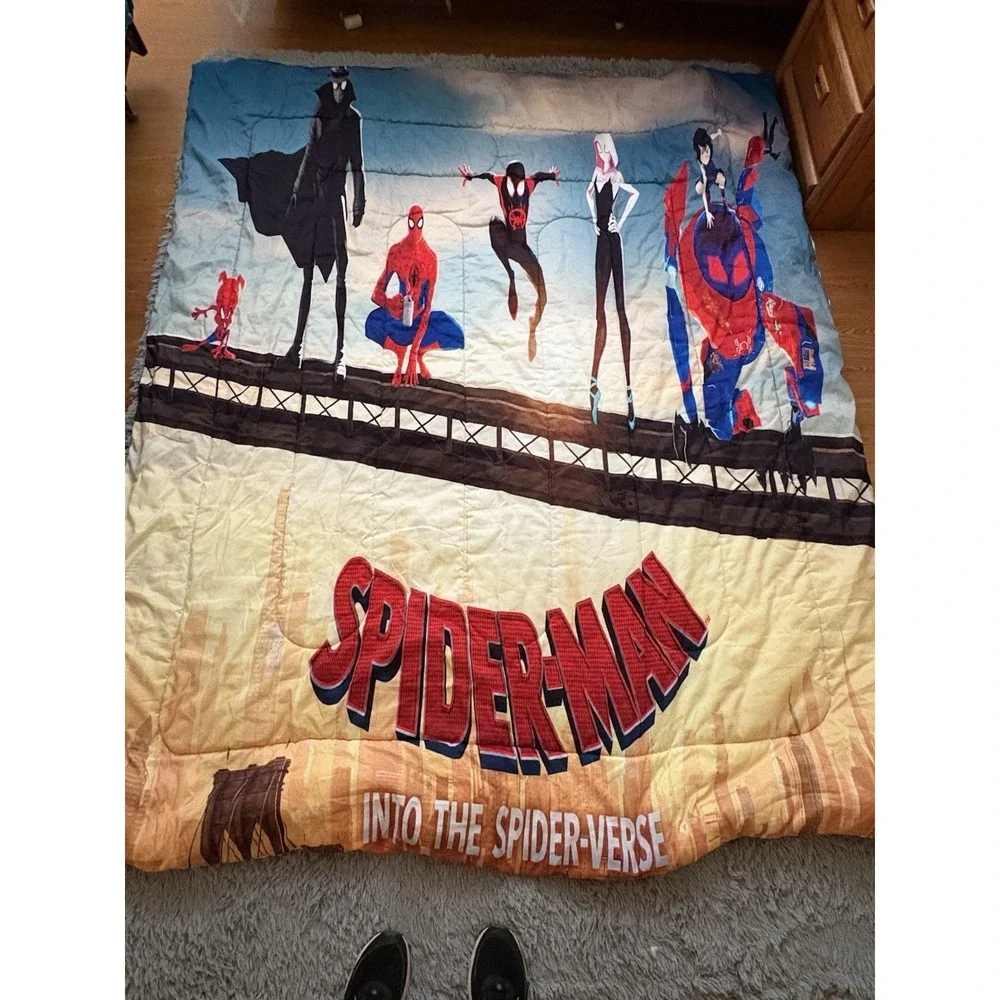 Marvel‎ Spider-Man Into The Spider Verse Twin Comforter Blanket Bedding